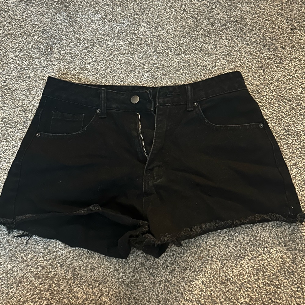 SHEIN Black Jean Shorts